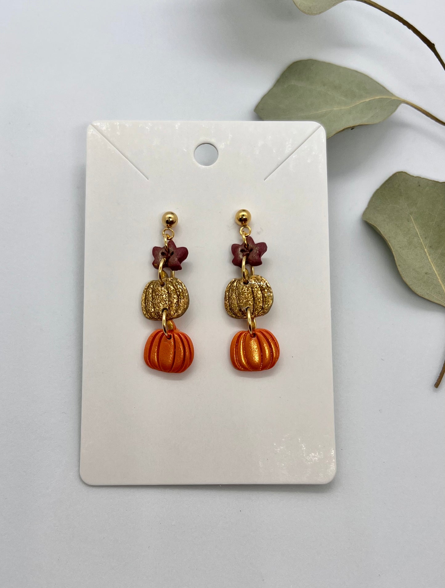 Mini Pumpkin Dangles