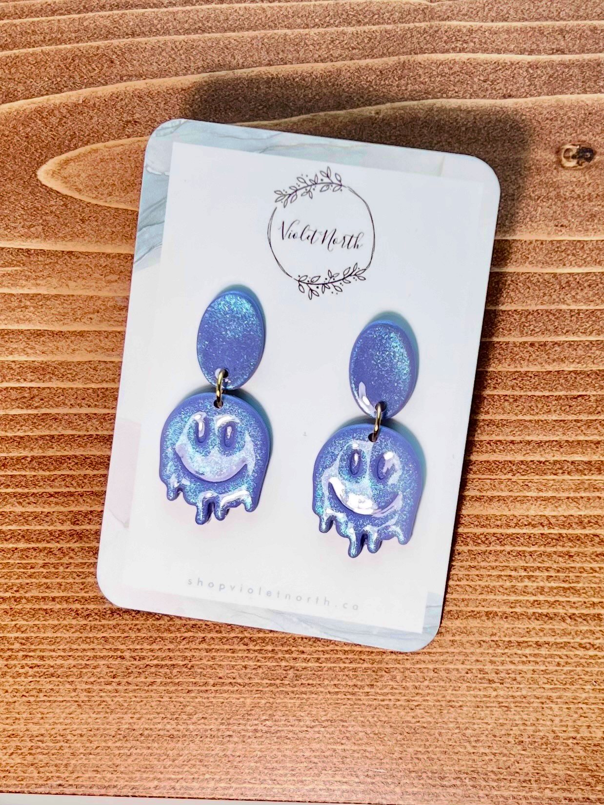 Smiley Drip Earrings