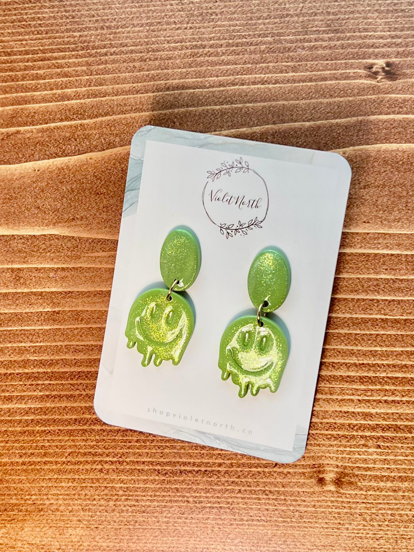 Smiley Drip Earrings