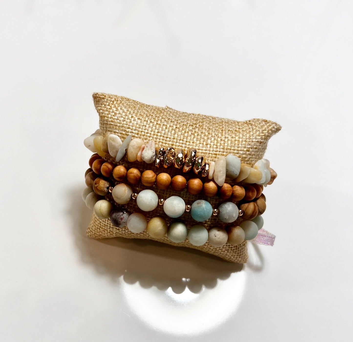 Earthy Gemstone Bracelet Stack