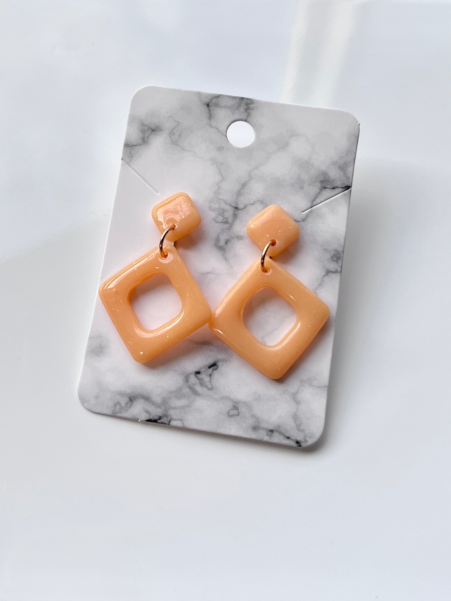 Orange Creamsicle Dangles